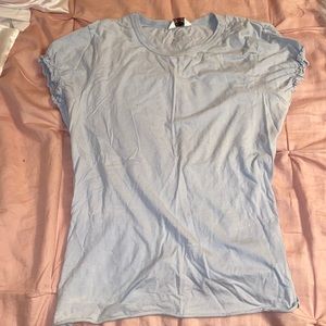 Vintage Blue Hard Tail Tee Puffed Sleeves Size L